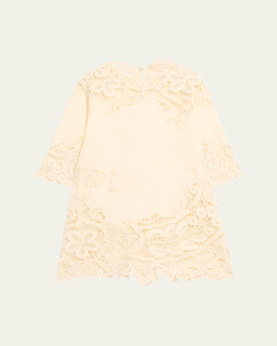 Brinna Embroidered Lace Tunic